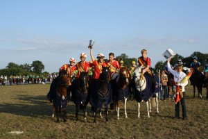 Deutscher Meister 2012 Team Fischerhude bei der Siegerehrung  Championat 2012